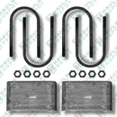 APUBR-40 - U-Bolt Kit – 5/8"-11 x 8" – For 4" Tube – For 9K Axles | DXT