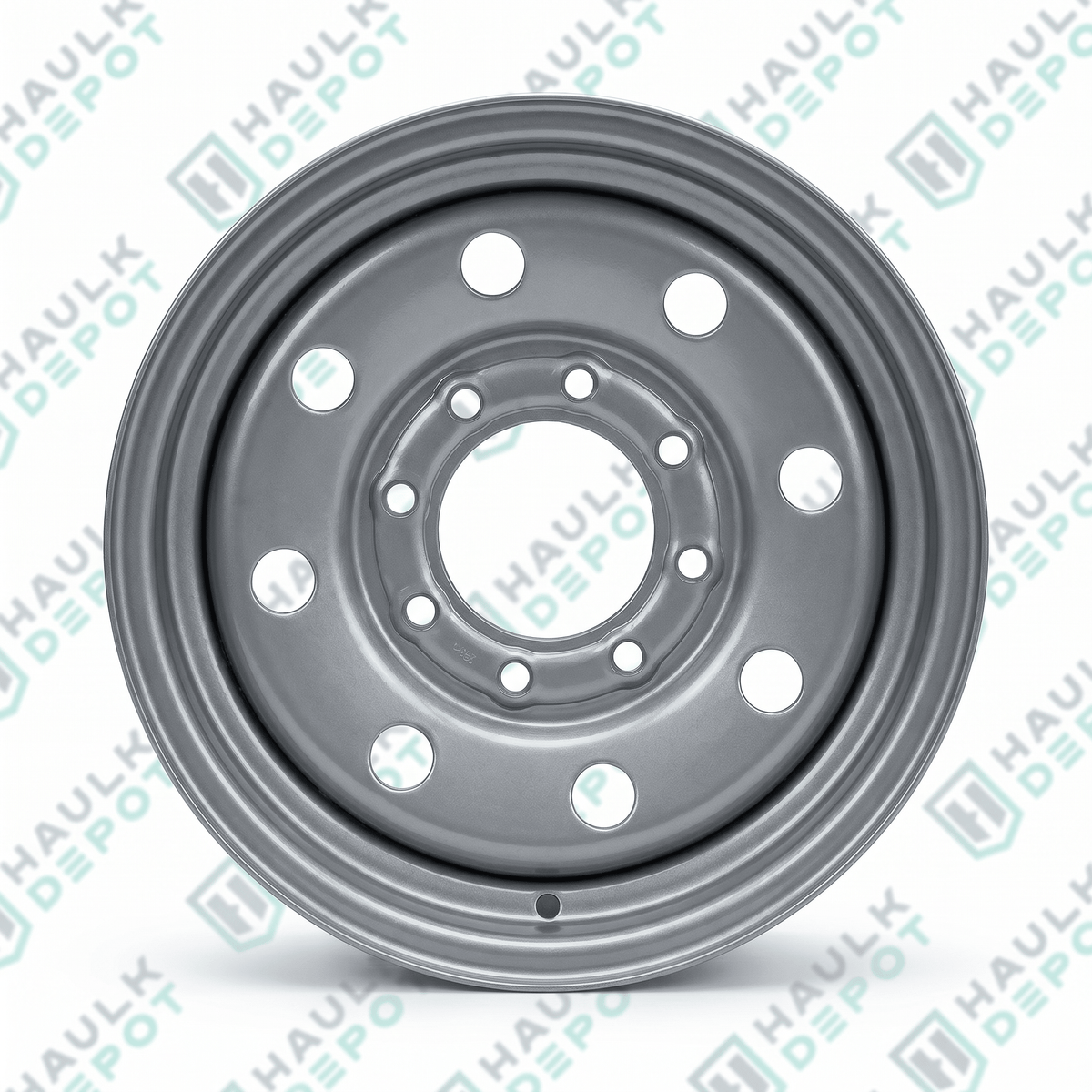 WH175675-8SM08IN - 17.5" x 6.75" Steel Modular HD Wheel – 8 on 6.5" – Silver | DXT