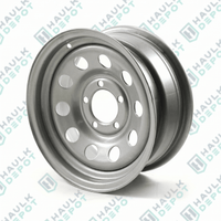 WS503 - 15" x 5" Mod Trailer Wheel – 5 on 4.5" – Silver | RECSTUFF